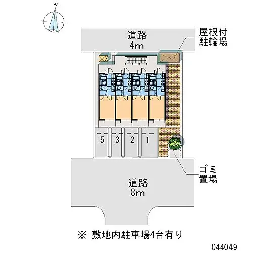 ★手数料０円★名古屋市中川区高畑４丁目 月極駐車場